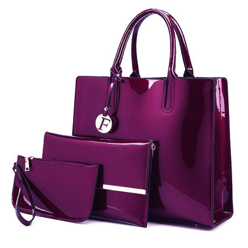 3 Sets Leather Handbags