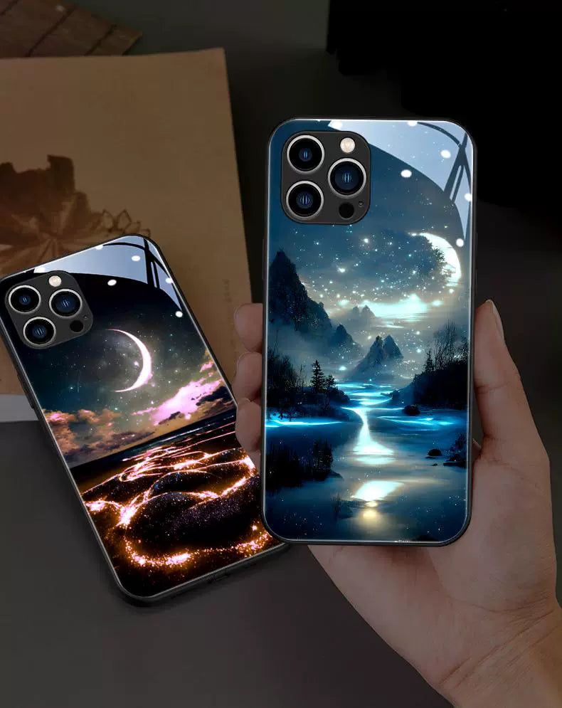 Mobile Phone Case New Beautiful Will Glow When You Call Advanced Atmosphere Light