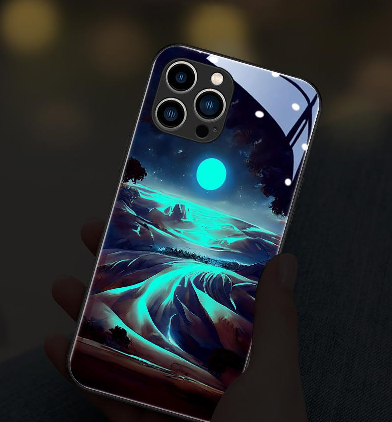 Mobile Phone Case New Beautiful Will Glow When You Call Advanced Atmosphere Light